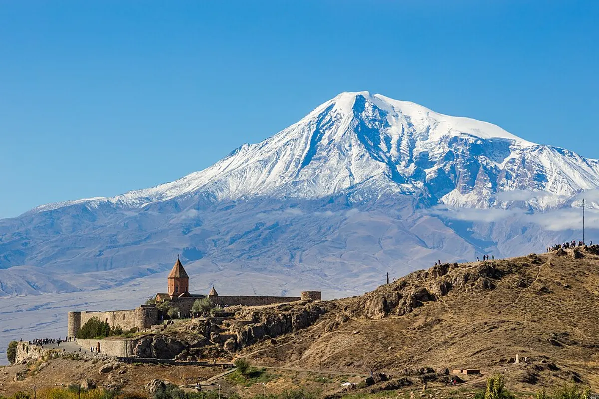 Khor Virap monastery with Mount Ararat behind it in Armenia, visa-free for many Indians living in the UAE