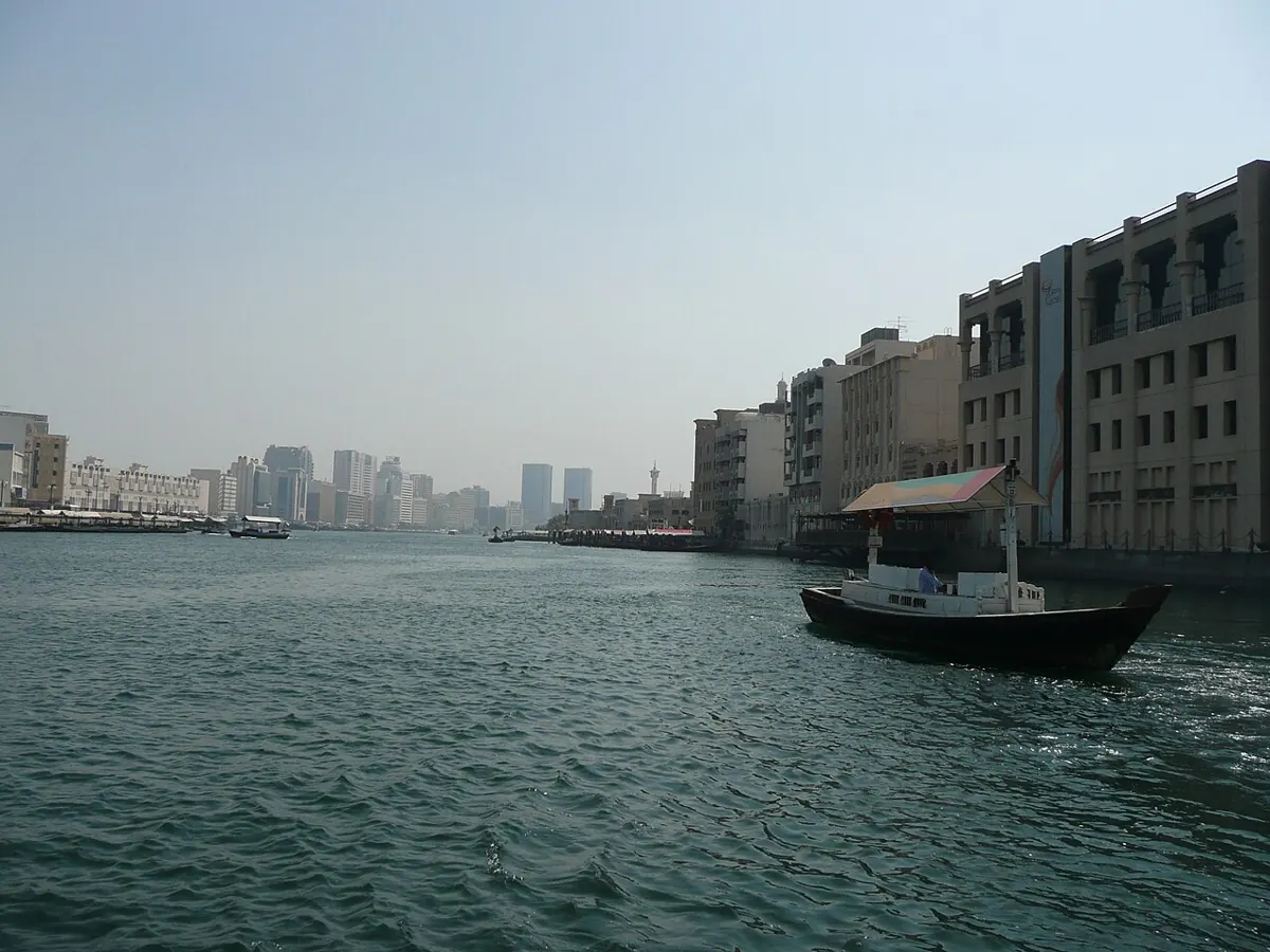 Traditional abra boats on Dubai Creek, a trip Indians living in the UK now need a UAE visa for in advance